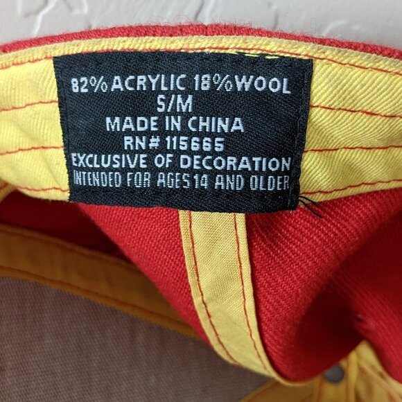 RARE! DC The Flash Wool Fitted Cap - Picture 7 of 7